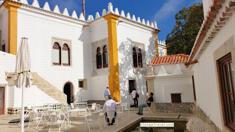 central courtyard Ala Joanina or John's Wing of Sintra National Palace